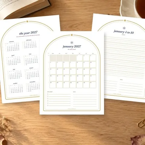 2027 planner, the cover