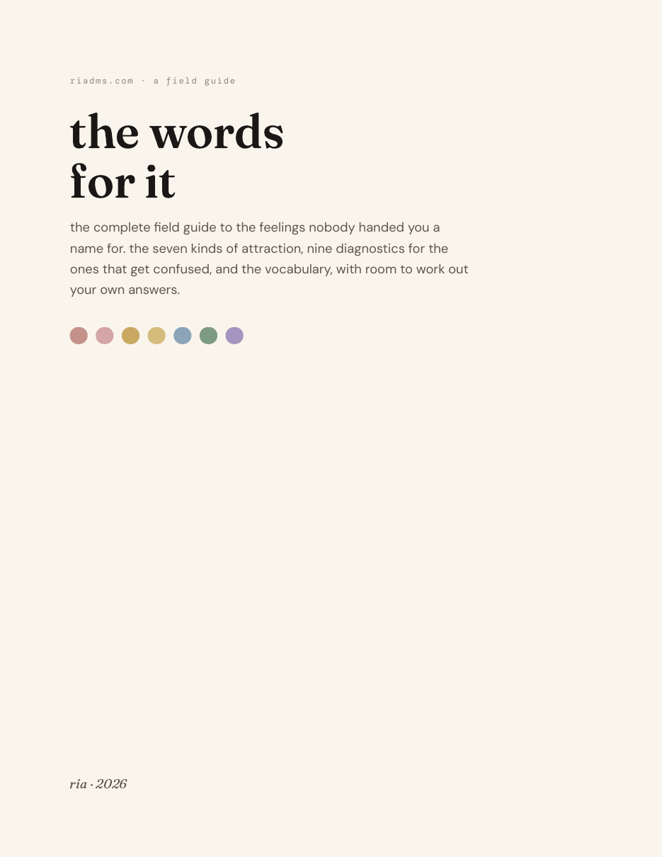 the words for it: the complete field guide, cover